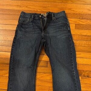 Wrangler Men's Deep Indigo Straight Jeans